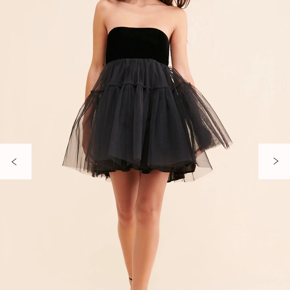Elegant Black Tulle Dress was bought from Free People 🥰 - Picture 3 of 5